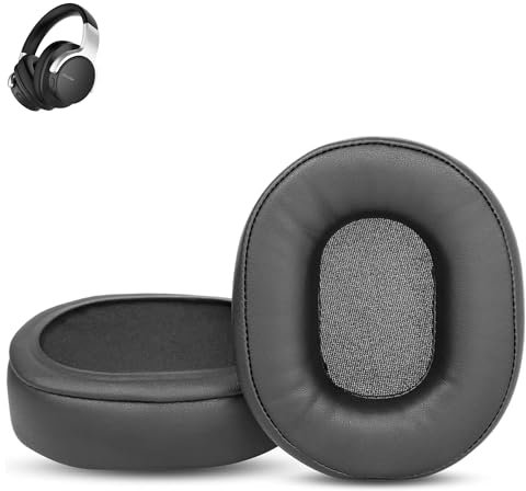 XRHTONG Mixcder Ohrpolster-Ersatzteile kompatibel mit Mixcder E7 Kopfhörern Ohrpolster-Kissen (Proteinleder/Gedächtnisschaumstoff)