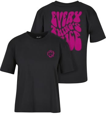 Miss Tee Damen Everything's Nice Tee Black, XXL