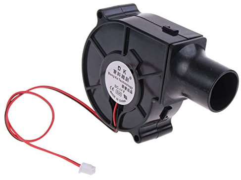 Ventola in metallo per fusione barbecue ventilatore carbone camino starter cottura barbecue ventilatore elettrico 5 V 12 V 24 V 75 mm ventole per barbecue