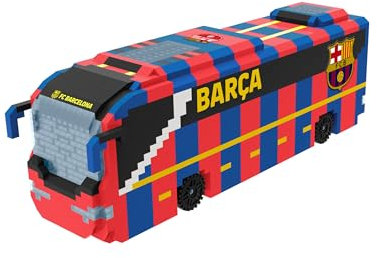 FOCO Jouet de construction de football Barcelona CF BRXLZ Bus de l’équipe sous licence officielle