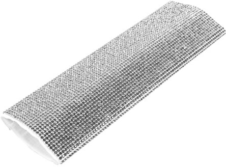 ibasenice Mic Handle Protector Microphone Rhinestone Cover for Singers Hosts Glitter Sleeve for Wireless Handheld Microphone