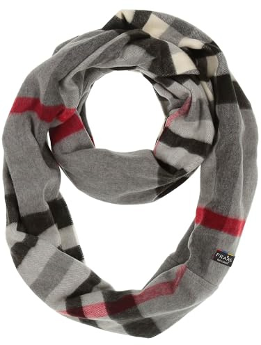 FRAAS Cashmink Loop Schal 56 x 70 cm - Weicher als Kaschmir - Karierter Schlauch-Schal für Damen