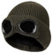 TAGVO Winter Warme Strickmütze, Winddichte Thermo Weiche Fleecefutter Skifahren Wandern Laufen Mütze mit Abnehmbarer Schutzbrille, Slouchy Thick Skull Cap für Männer Frauen Erwachsene Outdoor Sport