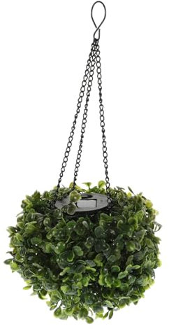 Amosfun -Topiary-licht Solarbetrieben Künstliche Pflanze Elegante Hängelampe Für Außendekoration
