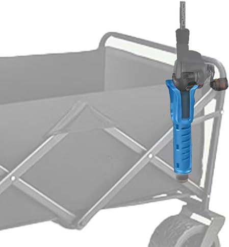 Angelrutenhalter für zusammenklappbaren Wagen, entworfen für Strandangeln oder See-Pier-Angeln (4er-Pack)