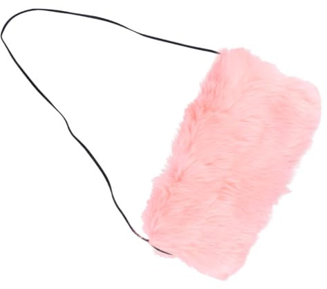 Happyyami Winter Damen Handwärmer Muff Aus Weichem Kunstpelz Warme Handmuff Mit Kuscheligem Fleecefutter Multifunktionaler Armwärmer Als Handkissen Für Kalte Tage Und Festliche Anlässe