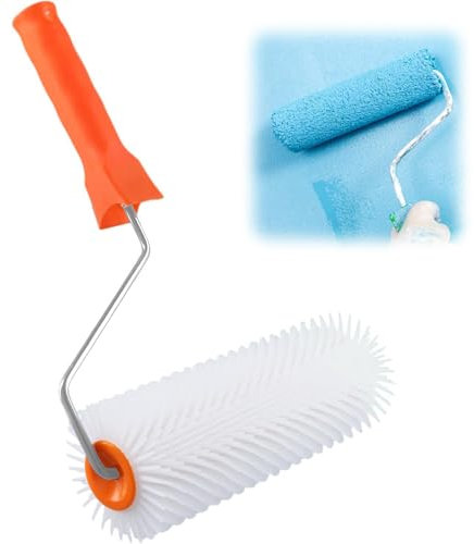 YOYEAH Entlüftungswalze für Ausgleichsmasse 23 cm - Stachellänge 30 mm - Entlüftungsrolle und Stachelwalze ausgleichsmasse für Bodenbeläge. (30 mm)