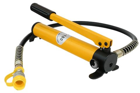 Pompa Idraulica Manuale 10000 Psi, Pompa Idraulica Manuale Alta Pressione, Gruppo Alimentazione 2 velocità, 400cc, Connettore ZG 3/8 Pollici per Martinetti, Estrattori, Piegatubi