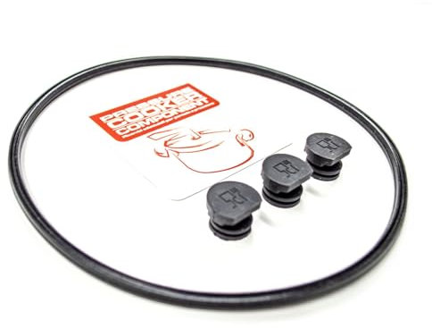 jpshop - Kit Guarnizione Coperchio + 3 valvole per pentola a Pressione Compatibile con Aeternum