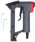 Pneumatic Nail Gun Silent Aluminum Air Nailer Tool Large Capacity 300 Nails Slot for Photo Frame Picture Frame Mirror Frame Backboard Fixing