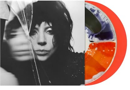 Mayhem Split Orange Black Liquid with Neon Orange Lady Gaga
