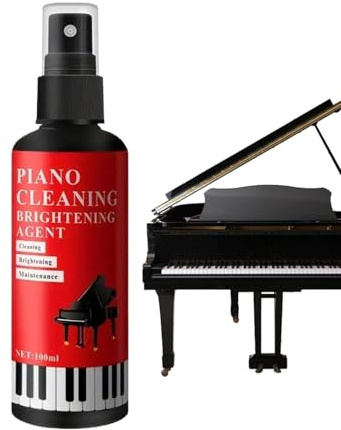 Klavier-Reiniger und Politur, Fleckentferner-Spray, 100 ml, Glanzspray für Klavier, für Zuhause, Studio, Performance-Vorbereitung, Lehre und Pflege