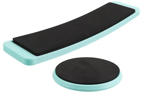 Ballett Drehbrett 2 Stück ABS EVA für Tänzer Balance Training | Runde und Quadratische Form, Portabel für Studioeinsatz, Ballett Stange Zuhause, für Anfänger