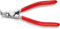 KNIPEX Sicherungsringzange für Außenringe auf Wellen mit Kunststoff überzogen verchromt 125 mm, 46 23 A01