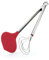 Cuisipro CSP-74717405 Fish Tongs, Red, Stainless Steel/Silicone, for Flipping and Serving, Locking Mechanism