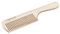 REMOS Pettine in legno con manico in legno di faggio locale 20 cm con denti fini