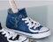 Spardose Sparschwein Turnschuh Sportschuh Urlaubskasse blau
