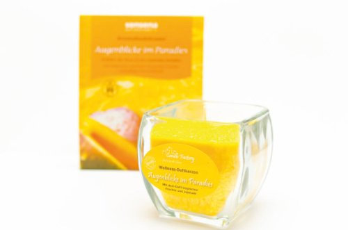 Candle Factory Wellness Duftkerze im Glas Duft: Augenblicken im Paradies