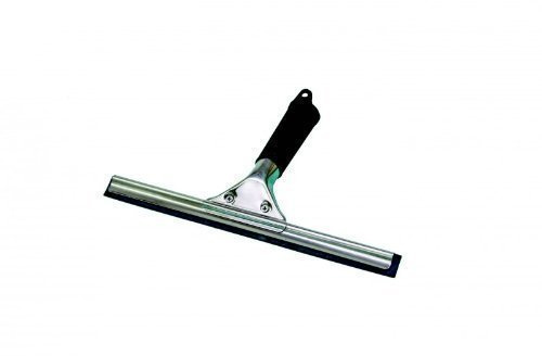 Gravidus Fensterwischer 30 cm mit gummiummanteltem Leichtmetallgriff für streifenfreie Fensterreinigung - Scheibenreiniger Duschabzieher