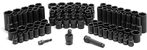 Grey Pneumatic 3/8 Drive 81pc Complete Impact Socket Set