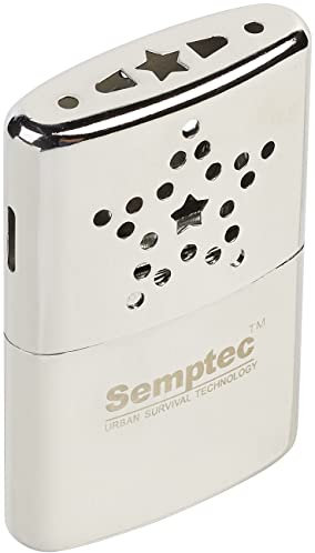 Semptec Urban Survival Technology Taschenheizung: Taschenwärmer für Feuerzeug-Benzin, verchromtes Metall-Gehäuse (Handwärmer Benzin, Handwärmer-Taschenwärmer, Beheizbare Jacke)