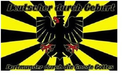 Dortmund - Durch Die Gnade Gottes Fahne (F7)