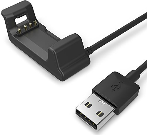 TUSITA Cargador para Garmin Vivoactive HR - Cable de carga USB 100cm pinza de la base - Reloj GPS Accesorios (1-Pack)