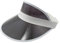 Freak Scene Retro Schildkappe - Sun Visor Cap - 80s Poker Visier Mütze - Farbe: schwarz-weiß