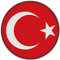FanShirts4u Button/Badge/Pin - I Love TÜRKEI Fahne Flagge TURKEY TÜRKIYE (Türkei/Flagge)