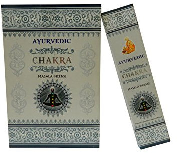 Räucherstäbchen Ayurvedic Chakra 12er Pack Masala incense 144 indische Stäbchen handgerollt
