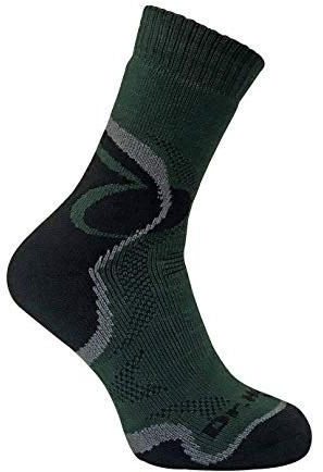 Dr Hunter - Mens Thick Warm Cushioned Padded Sole Merino Wool Thermal Hiking Socks