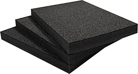 Shadow Foam Multi-Packs - Pack of 3: 600mm x 420mm x 50mm | Cut and Peel Foam für Werkzeugkästen, Werkzeugkisten, Flight Cases & Werkzeugaufbewahrung | Lean, 5S, Kaizen & Lagerkästen