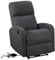 Happy Garden Fauteuil électrique inclinable Relax Gris Anthracite. Fauteuil de Salon Relax en Tissu Gris Anthracite avec Inclinaison électrique et Repose-Pieds.