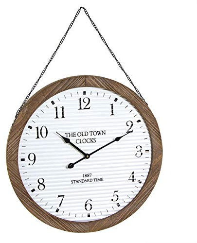 Home Gadgets - Reloj de pared redondo (52 cm)
