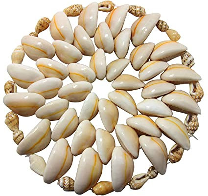 Freak Scene Dessous de verre rond en coquille - beige - diamètre 10 cm