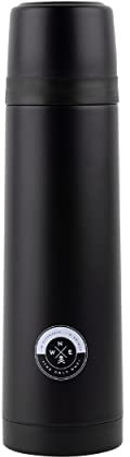 Botella - termo de agua 500ml en acero inoxidable negro Scalpers Home