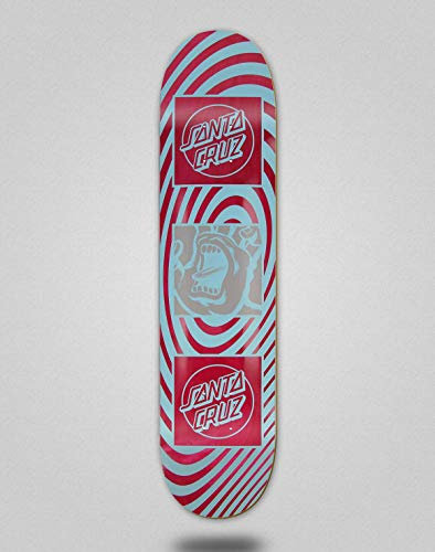 Golden Sand Santa Cruz monopatin Skate Skateboard Deck Hand warp 7.75