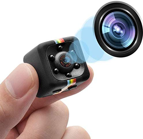 Tec-Digi Original Mini Spy Camera Secret Camera 1280P x 780P SQ11 Spy Camera with IR Night Vision & Motion Detection, Small Surveillance Camera for Home