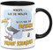 Tassenbrennerei Original - Tasse mit Spruch: Mach´s wie die Möwen Alles mal aus Distanz betrachten und drauf scheißen - Kaffeetasse lustig - Geschenk Kollegin (Schwarz)