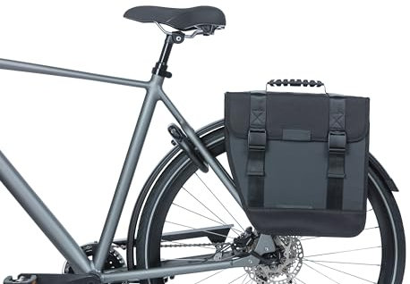 Basil B.V. Unisex – Erwachsene Tour Gepäckträgertaschen, Schwarz, 34X14X34Cm