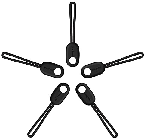 Keyport ParaPull Premium Nylon Zip Pullers - 5 Pack - for Backpacks, Bags, Boots, Jackets, Purses and More | Universal Zip Extender |