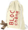 BLOC chêne - Sac Naturel - Jeu de Construction de 200 planchettes pour Les Amoureux du Bois