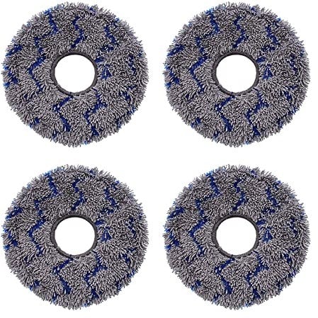 neutop Replacement Mopping Pads Compatible with Ecovacs Deebot X1/X2/T10/T20/T30/N30 Omni, Robot Vacuums Microfiber Mop Cloths, 4-Pack
