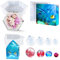 Cayway 7 Pz Grand Molde Silicona Resina Cuadrado Moldes de Silicona de Resina Casa Moldes para Resina Esfera Molde Silicona Resina Epoxi para Conservación de Flores, Decoraciones para El Hogar