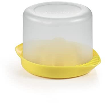 Tescoma - 642742, Vitamino, Spremiagrumi Manuale, con Contenitore, Filtro Separatore, Plastica, 10.5 x 8.5 cm, Giallo