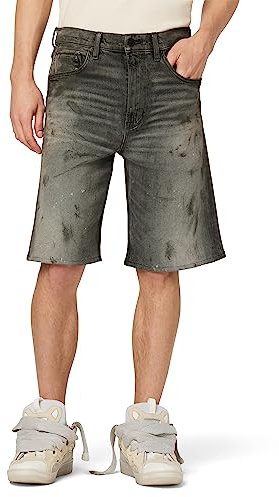 HUDSON Herren 90er Baggy Shorts, Zurücksetzen, 56