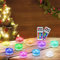 Small Submersible LED Lights with Remote, Pool Lights for Party Events, Waterproof LED Tea Lights for Vase Fishtank Wedding Halloween Christmas Decoration (Colourful, 10-Pack)