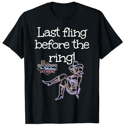Letzter Seitensprung vor dem Ring im Las Vegas-Kostüm T-Shirt