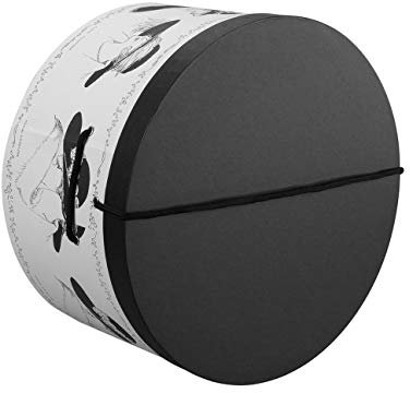 McBURN Hutbox Hutschachtel Portrait Damen - Accessoires Winter Herbst Sommer Frühjahr Frühling-Sommer Herbst-Winter - 42 cm weiß