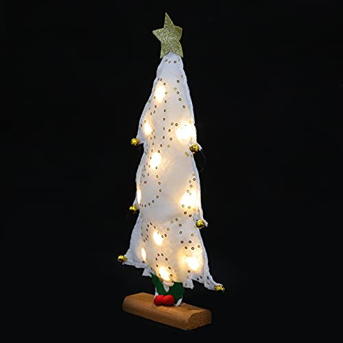 FONDOTIN 2St dekorative Desktop-Leuchten Sisalbaummodell Schreibtisch Weihnachtsbaum Tischdekoration Geschenke das Geschenk Weihnachtsverzierung Weihnachtsdekore kleiner Weihnachtsbaum